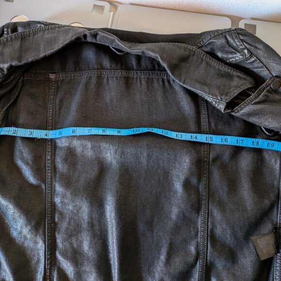 All Saints Black Jean Jacket - Picture 12 of 16